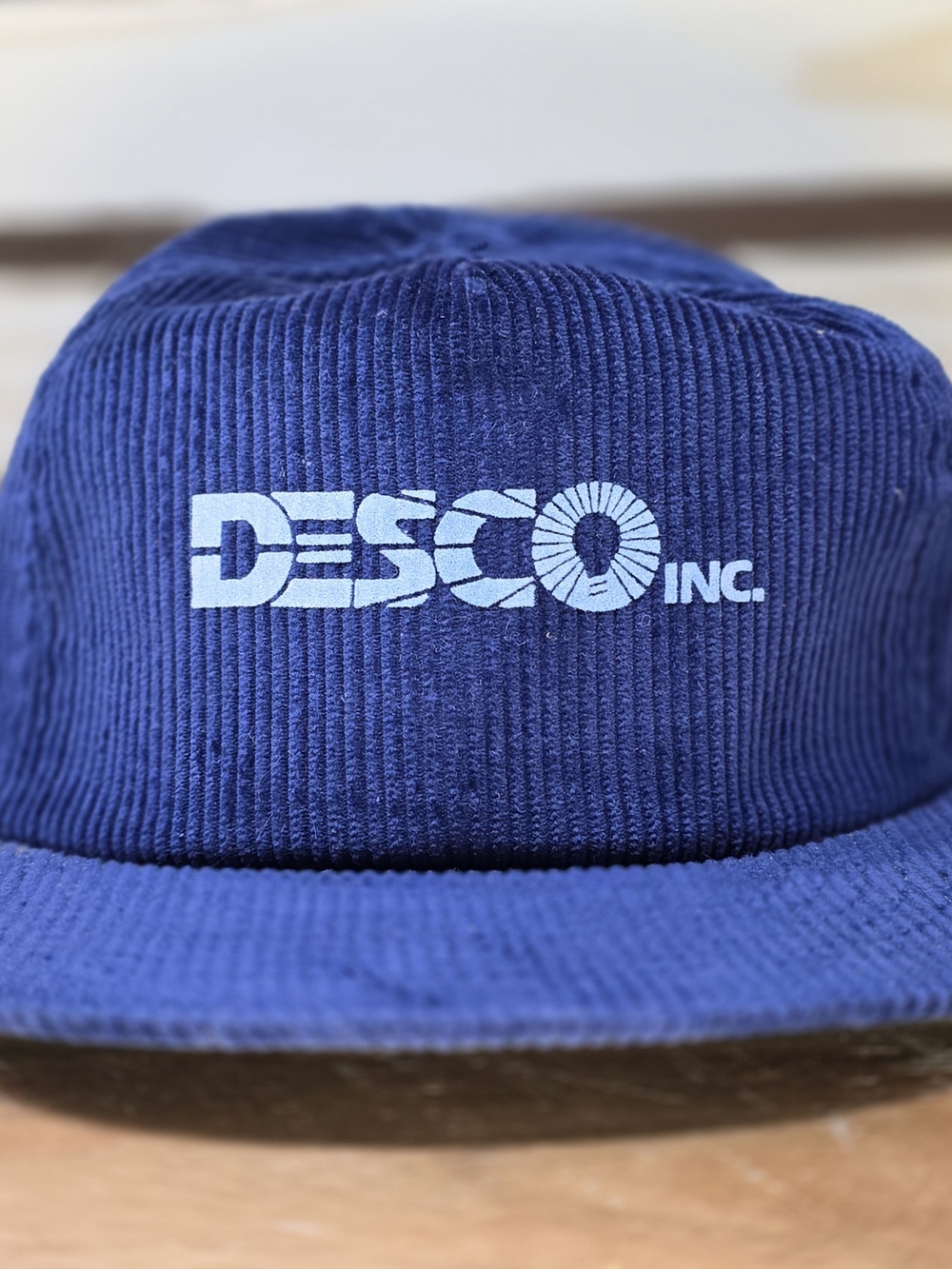 Vintage DESCO Inc. Corduroy Cap in Navy